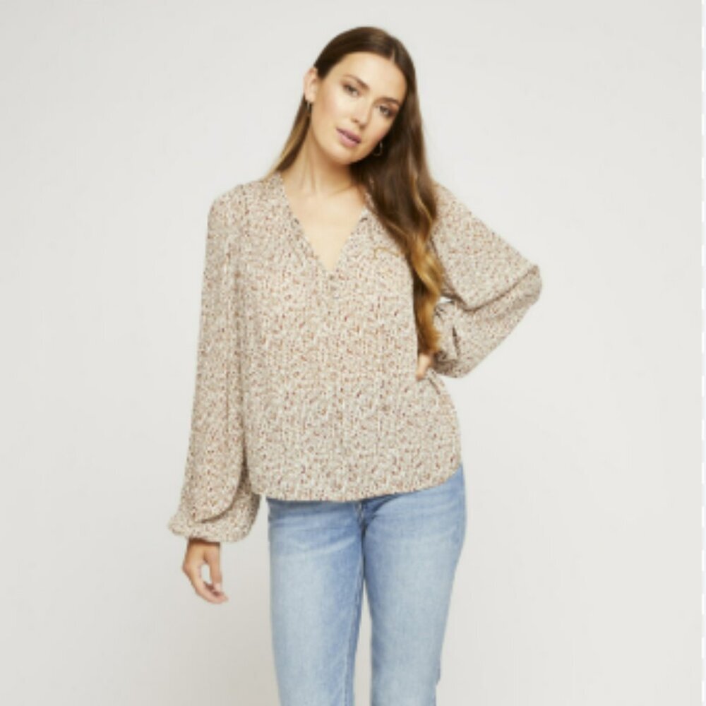Gentle Fawn Clarita Blouse with Abstract Floral